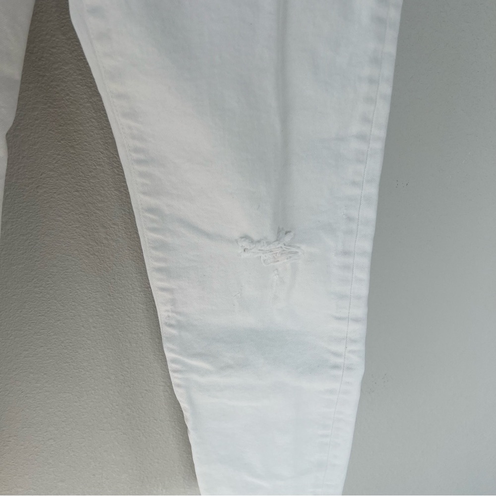 Moussy Vintage Velma Skinny Ankle Jeans White Denim Distressed Women’s 28 - Picture 5 of 12